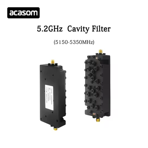 5.2GHz Indoor Bandpass 100MHz Filter Cavity Filter WIFI Network Filter 5.2GHz drone use