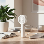 ESSAGER Portable Handheld Mini Fan USB Rechargeable Desk Cooling