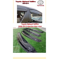 Toyota Alphard &amp; Vellfire door visor 2008-2014 ANH20 Injection window visor air press
