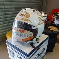 Arai helmet open Face VZ-Ram Koi original NIB set.