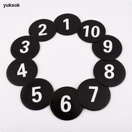 yuksok Non-Slip Flat Training Marker Pad Textured Sports Marker Pad Long-Lasting Flat Discs Weather-