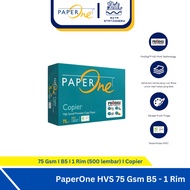 PaperOne HVS B5 Paper 75 Grams (NOT A4 SIZE) - 1 Ream contains 500 Sheets