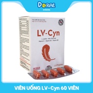 LV-Cyn l Pills to fade dark spots and acne, brighten skin, beautify skin, nails and hair LV Cyn