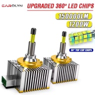 carolyn D1S D3S 360 LED Lights Bulbs HID D2S D4S LED Canbus D1R D2R D3R D4R Xenon Turbo Car Headligh