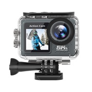 78Fkwrhiabm 5K 4K 60FPS Action Anti-shake WIFI Diving Mini DV Camera Dual Screen 170° Wide Angle 30m