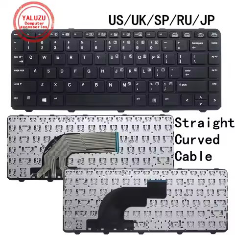 US/UK/SP/RU/JP English NEW Laptop Keyboard For HP ProBook 640 G1 645 G1 440 G1 440 G2 430 G2 445 G1 