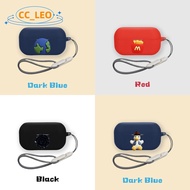 For Technics EAH-AZ100 Case Cartoon Lanyard Pendant Silicone Soft Case Suitable for Panasonic Techni