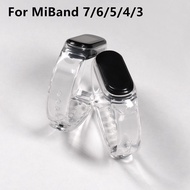 Strap for Xiaomi Mi Band 7 6 5 4 3 Transparent Replacement Bracelet for Xiaomi Mi Band 7