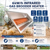 Automatic Ignition LPG Brooder Heater, Chicken Coop Warmer for Chicks Puppy Kitten Farm Greenhouse