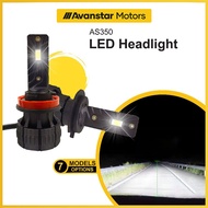 2PCS Car LED Headlight Foglight Lampu Depan Kereta Lori H1 H4 H7 H8/H11 HB3 HB4 9005 9006 9012 3000K