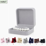 Bracelet box -HVT4N7- High-quality velvet-covered jewelry box with folding lid