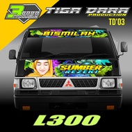 L300 PICK UP CABIN DECAL STICKER L300 GLASS STICKER L300 CABIN STICKER CODE 03