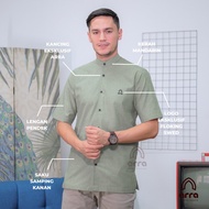 New Baju Kemeja Koko Pria Lengan Pendek Arra Series Daud Premium Jumbo