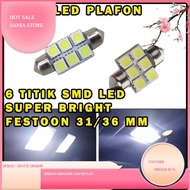 LED CEILING 6 SMD 5050 36MM CABIN LIGHTS CAR INTERIOR LED LIGHTS