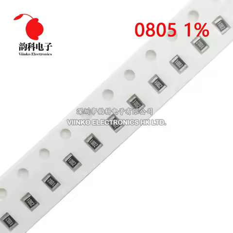 100pcs 1% 0805 SMD resistor 0R ~ 10M 1/8W 0 0.1 1 10 47 100 150 220 330 ohm 1K 2.2K 4.7K 10K 100K 1R