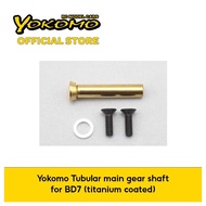 Yokomo Tubular main gear shaft for BD7 (titanium coated) (B7-644T)