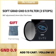 7artisans 7 artisans 46mm-82mm HD Soft GND Lens Filter 3 Stop(0.9) Graduated Neutral Density Filter