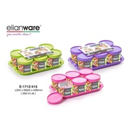 ELIANWARE Food Canister Tray Set E-1712/415 Cookies Snacks Candy Container Set / Bekas Kuih Raya Bal