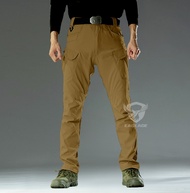 EAGLADE กางเกงสินค้าที่มีกลยุทธ์สำหรับผู้ชาย Ix7Stretch สีดำ A01