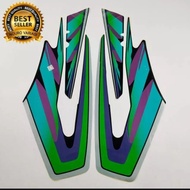 Striping rx king 1997 merah dan emblem atau list rx king 1997