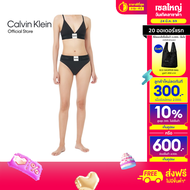 CALVIN KLEIN เสื้อชั้นในผู้หญิง Calvin Klein Graphic Triangle แบบตะขอหลัง รุ่น QF8610AD UB1-สีดำ