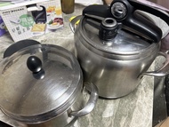 Lagostina 壓力煲 兩個 買大送細！