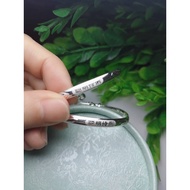 999 F00t Silver Baby Bracelet