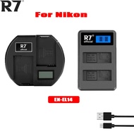 Rechargeable Battery Charger R7 EN-EL14 EN EL14 el14 for Nikon D3200/D3100/D3400/D5200/D5100 D5200 D