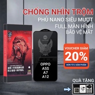 Toughened Oppo A5s, A12, A7 Cow full screen anti-peeping case | Screen protector for oppo