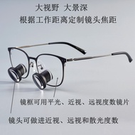 2.5 Times 3 Times 3.5 Times Embedded Surgical Magnifying Glass Full Frame Titanium Frame Dental Magn