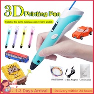 ปากกาดิจิทัล 3 มิติ สำหรับเด็ก 3D Printing Pen Set Kids Digital Intelligent High Temperature DIY Pri