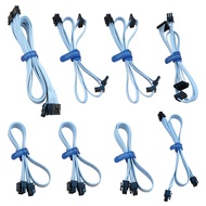 COMeap PSU Cable Kit for Corsair PSUs Type 4 RM RMX RMI SF Series White