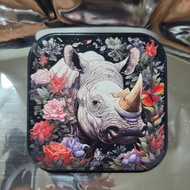 犀牛花園 晶雕陶瓷吸水杯墊