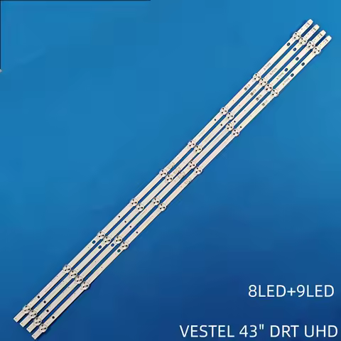 LED Strip For VESTEL 43" DRT UHD A-Type REV0.3 43HK15W64 43HK6000 43HK15W64I 43HK4W64 43HK6W64 43PUS