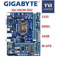 Gigabyte GA-H61M-DS2  motherboard H61M-DS2  DDR3  LGA 1155  mainboard