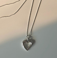 Mind pendant (ราคาเฉพาะจี้) จี้หัวใจ handcrafted by minormood เงินแท้ 925