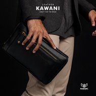 KAWANI Legion Tas Selempang Pria Kulit Asli – Multi Kompartemen Elegan Legion Bag Premium