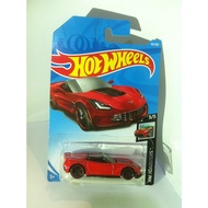 HW Hot Wheels. 2019 Roadsters Mini CollectionHW - 5. Corvette C7 Z06 Convertible. Red by MATTEL