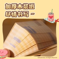 Ready Stock HY222 Butter Bear Paper Brick Note Pad Non-Sticky ins Style Note Paper Student Marking L