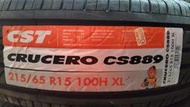 [平鎮協和輪胎]正新CST CS889 215/65R15 215/65/15 100H裝到好20年33週