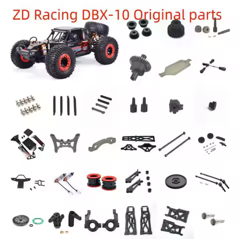 ZD Racing DBX-10 DBX10 RC Model Car Parts Drive Shaft Shock Absorber Differential Swing Arm Tie Rod
