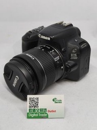 新淨 激平 Canon EOS 200D 連  EFS 18-55mm IS 反屏 相機 快門小過18000  wifi  連拍 追星