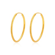 SK Jewellery SK 916 Hula Gold Earrings