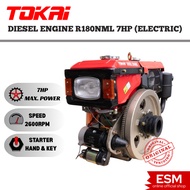 TOKAI 7HP DIESEL ENGINE HAND AND KEY START MODEL R180NML
