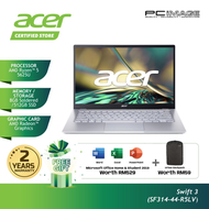 ACER SWIFT 3 SF314-44-R5LV R5-5625U/8GB OB/512GB/AMD RADEON/14" FHD IPS/BACKLIT/W11H/HNS21/2YW/PURE SILVER(BACKPACK)