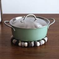 日本霜山 淺型三層複合不鏽鋼雙耳湯鍋(附蓋)-20cm