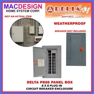 ☼ ♈ Delta Panel Box Plug-In Circuit Breaker Enclosure Branches 14, 12, 10, 8, 6, 4, 2