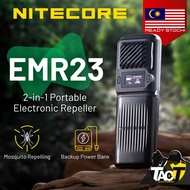 NITECORE EMR23 - Portable Electronic Mosquito Repeller + USB-C 8000mAh Power Bank - ORIGINAL - Ready