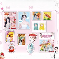 10-200pcs Chinese Actors Bai Lu YU Shuxin Photo Stickers Cecily Ju Jingyi Rosy Zhao Lusi Wang Chuqin