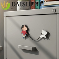 DAISHEN1 3/4PCS/SET Crayon Shin Chan Fridge Magnets, Cartoon Plastic 3D Rotatable Fridge Magnets, Du